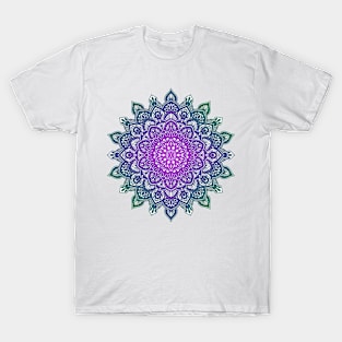 pink and green mandala T-Shirt